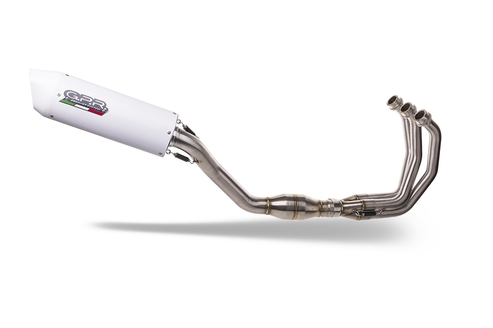 Escape compatível com Yamaha Tracer 9 2021-2024, Albus Evo4, Sistema homologado com catalisador linha completa, silencioso mais coletor 