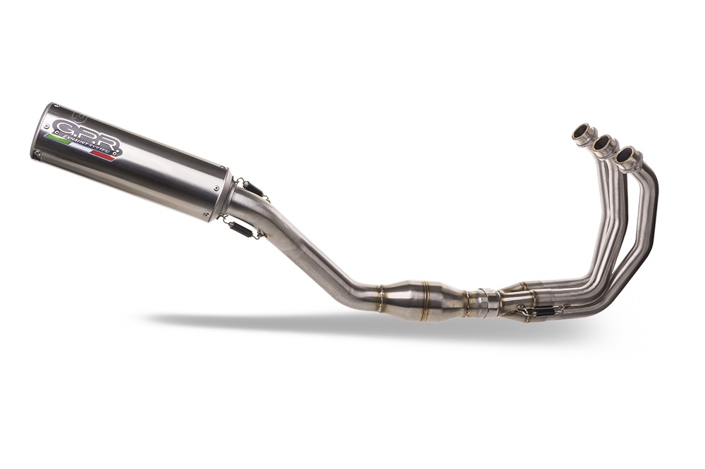 Escape compatível com Yamaha Tracer 9 GT 2021-2024, M3 Inox , Sistema homologado com catalisador linha completa, silencioso mais coletor 
