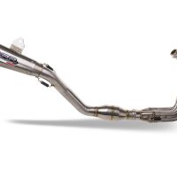 Escape compatível com Yamaha Tracer 9 2021-2024, Satinox , Sistema homologado com catalisador linha completa, silencioso mais coletor 