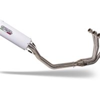 Escape compatível com Yamaha Mt-09 Tracer 900 2015-2016, Albus Ceramic, Sistema homologado com catalisador linha completa, silencioso mais coletor 