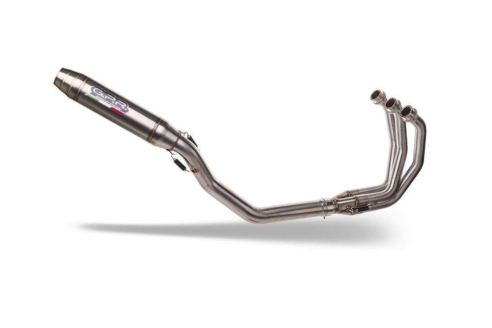 Escape compatível com Triumph Daytona 660 2023-2025, Deeptone Inox, Escape racing linha completa, silencioso mais coletor com dbkiller, não homologado 