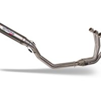 Escape compatível com Triumph Trident 660 2021-2024, Deeptone Inox, Escape racing linha completa, silencioso mais coletor com dbkiller, não homologado 