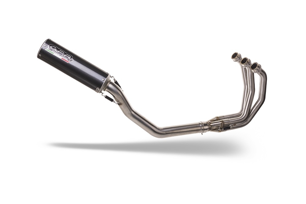 Escape compatível com Yamaha Mt-09 Tracer 900 2015-2020, M3 Poppy , Escape racing linha completa, silencioso mais coletor com dbkiller, não homologado 