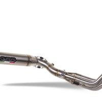 Escape compatível com Triumph Trident 660 2021-2024, Deeptone Inox, Escape racing linha completa, silencioso mais coletor com dbkiller, não homologado 