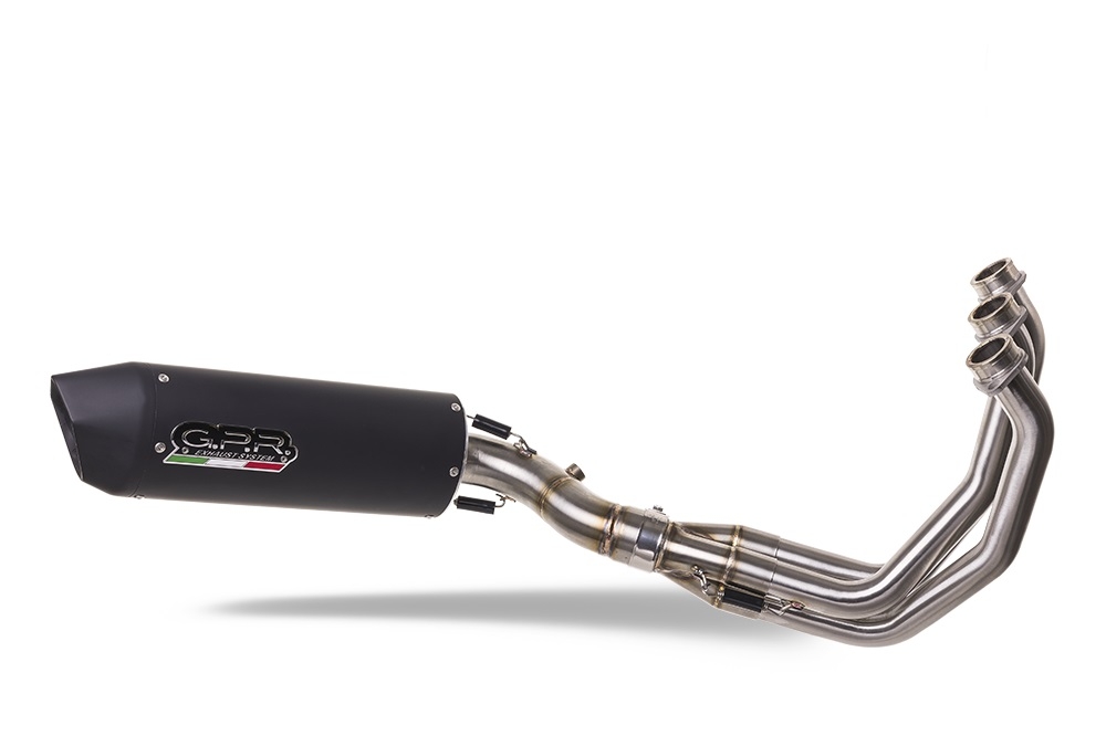 Escape compatível com Yamaha Mt-09 Tracer 900 2015-2016, Furore Nero, Sistema homologado,legal, linha completa, incluindo db killer removível mais coletor 