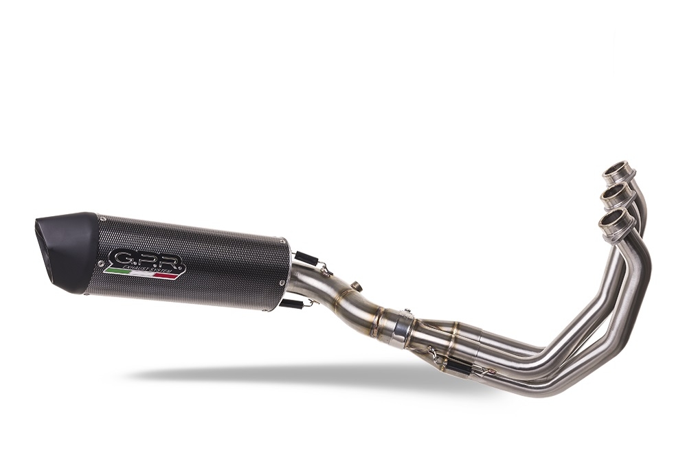 Escape compatível com Yamaha XSR900 2016-2021, Furore Evo4 Poppy, Sistema homologado com catalisador linha completa, silencioso mais coletor 