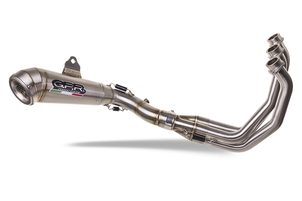 Escape compatível com Triumph Trident 660 2021-2024, Powercone Evo, Sistema homologado com catalisador linha completa, silencioso mais coletor 