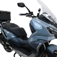 Top case maletas GPR TECH compatível com Sym ADX 300 2024/2026 e5 Plus Top Case Alpi-Tech em alumínio, cor preta com placa específica incluída Capacidade Litros 45