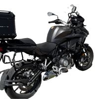 Top case em alumínio, cor preta com placa específica incluída Top case maletas GPR TECH compatível com Benelli Trk 502 X 2021/2024 e5