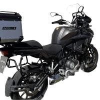 Top case em alumínio, cor prata com placa específica incluída Top case maletas GPR TECH compatível com Benelli Trk 502 2021/2024 e5