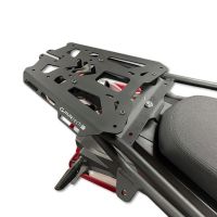 GPR TECH compatível com Voge 625DSX 2024/2026 e5 Placa de encaixe específica Top Case ALPITECH 35+45+55 LT compatível com bagageiro original, aço inox com 4 pontos de ancoragem