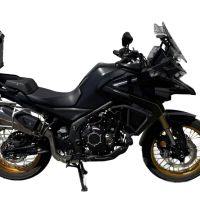 Top case em alumínio, cor preta com placa específica incluída Top case maletas GPR TECH compatível com Voge 525DSX 2023/2024 e5