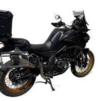 Top case em alumínio, cor preta com placa específica incluída Top case maletas GPR TECH compatível com Voge 525DSX 2023/2024 e5
