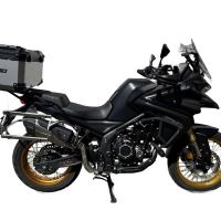 Top case em alumínio, cor prata com placa específica incluída Top case maletas GPR TECH compatível com Voge 525DSX 2023/2024 e5