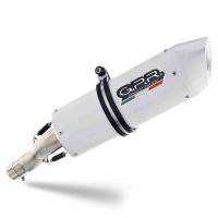 Escape compatível com Bmw F 800 R 2009-2014, Albus Ceramic, Escape legal, homologado, silenciador com db killer removível e tubo de ligação específico 