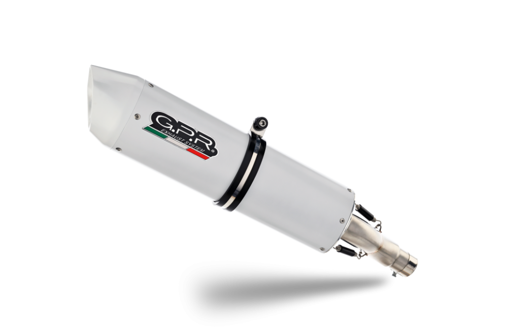 Escape compatível com Kymco Quannon 125 2007-2016, Albus Ceramic, Escape legal, homologado, silenciador com db killer removível e tubo de ligação específico 