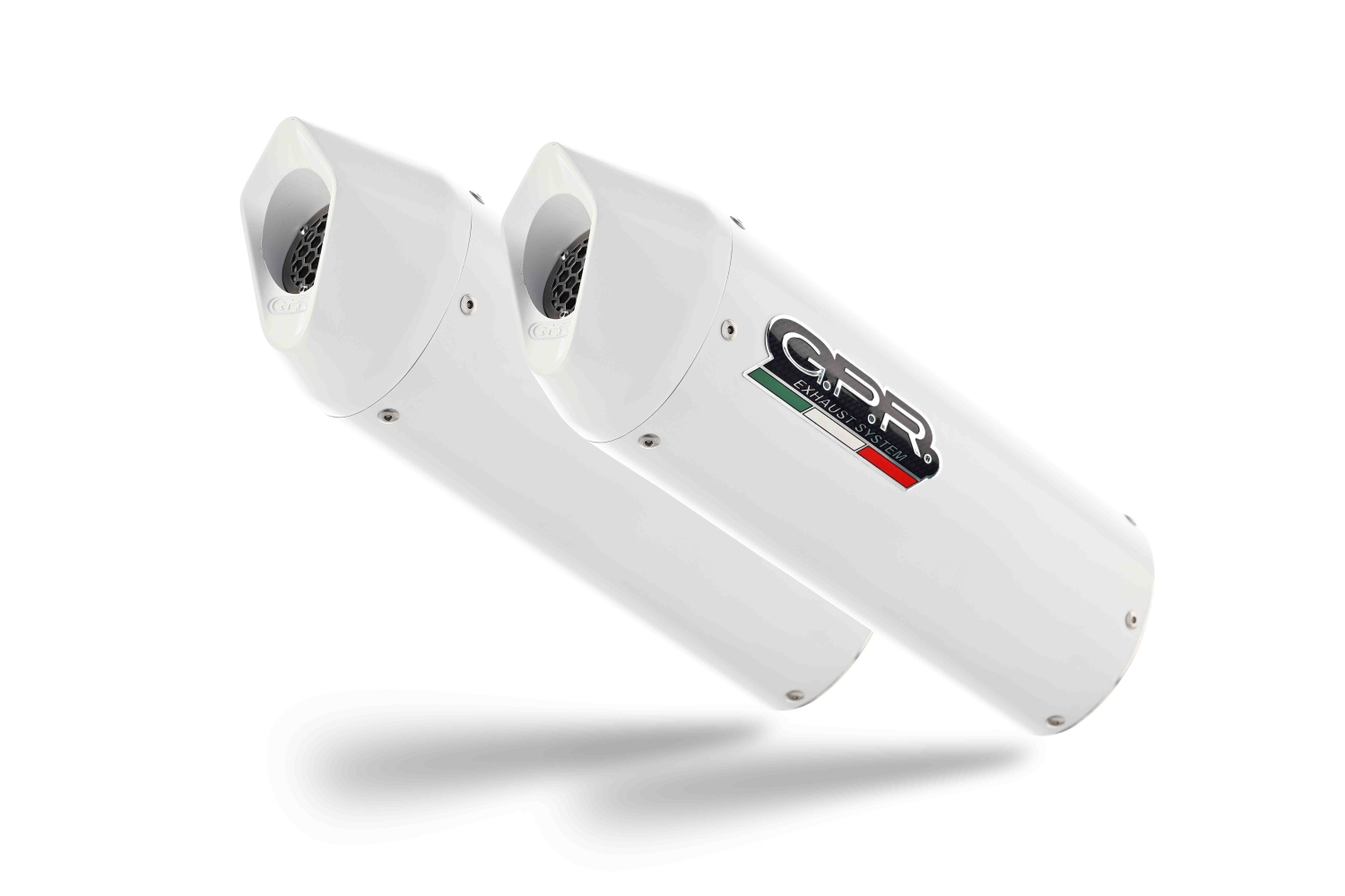 Escape compatível com Ktm LC8 Supermoto 950 2005-2008, Albus Ceramic, Par de silenciadores aprovados, montados com flanges específicos, entregues com db killers removíveis 