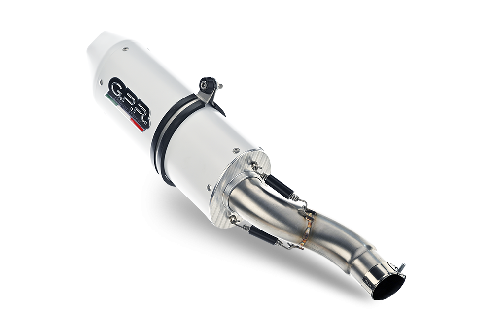 Escape compatível com Yamaha Tracer 700 2020-2021, Albus Evo4, Sistema homologado com catalisador linha completa, silencioso mais coletor 
