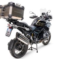 GPR TECH TOP CASE ALPI-TECH 55 LT. Top case em titânio, cor natural com placa universal incluída Capacidade Litros 55