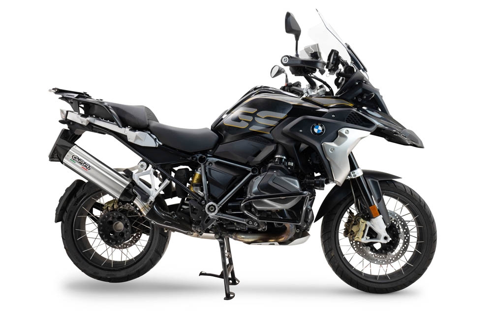 Escape compatível com Bmw R 1250 Gs -Adventure 2021-2024, Furore-X Titanio, Escape legal, homologado, silenciador com db killer removível e tubo de ligação específico 