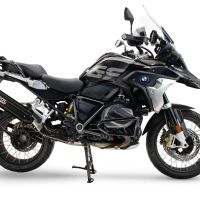 Escape compatível com Bmw R 1250 Gs -Adventure 2019-2020, Furore-X Titanio Nero, Escape legal, homologado, silenciador com db killer removível e tubo de ligação específico 