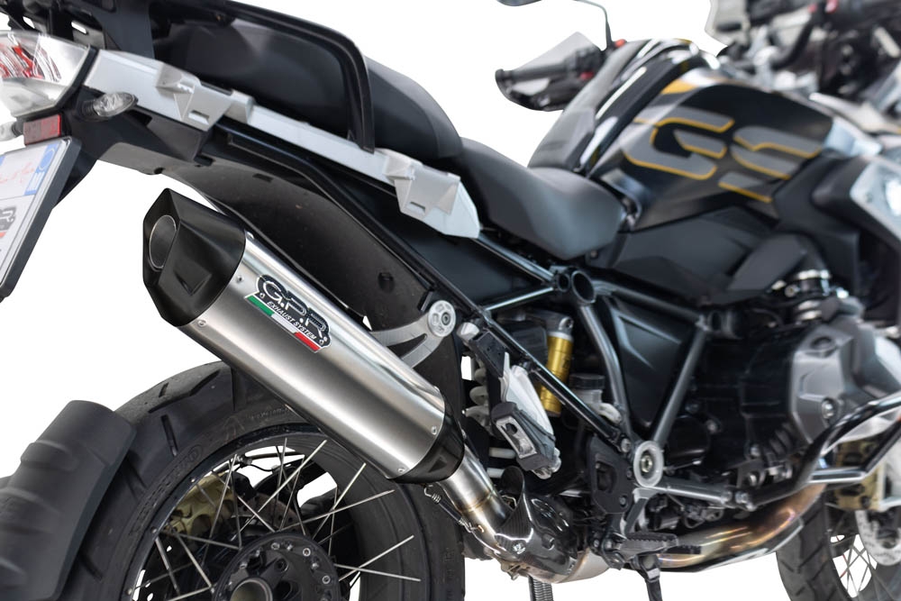 Escape compatível com Bmw R 1250 Gs -Adventure 2021-2024, Furore-X Titanio, Escape legal, homologado, silenciador com db killer removível e tubo de ligação específico 