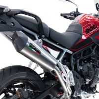 GPR escape compatível com  Triumph Tiger 900 GT / Pro / Rally Pro 2024-2025, New Grand Prix Evo Titanium, Escape legal, homologado, silenciador com db killer removível e tubo de ligação específico 