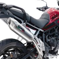 Escape compatível com Triumph Tiger 900 GT / Pro / Rally Pro 2024-2025, Furore-X Acciaio Inox, Escape legal, homologado, silenciador com db killer removível e tubo de ligação específico 