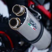 Escape compatível com Honda Crf 1100 L Africa Twin 2020-2025, Dual Inox, Escape legal, homologado, silenciador com db killer removível e tubo de ligação específico 