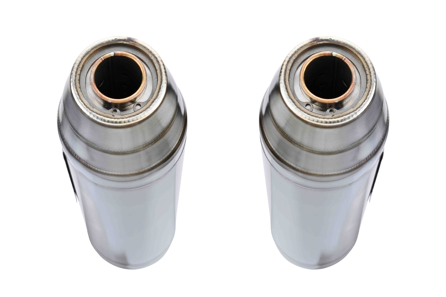 Escape compatível com Ducati 1098 2006-2012, Deeptone Inox, Par de silenciosos de escape homologadas, com db killer removível e tubos de ligação específicos 