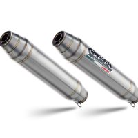 Escape compatível com Ktm Freeride 350 4T 2012-2017, Deeptone Inox, Par de silenciosos de escape homologadas, com db killer removível e tubos de ligação específicos 