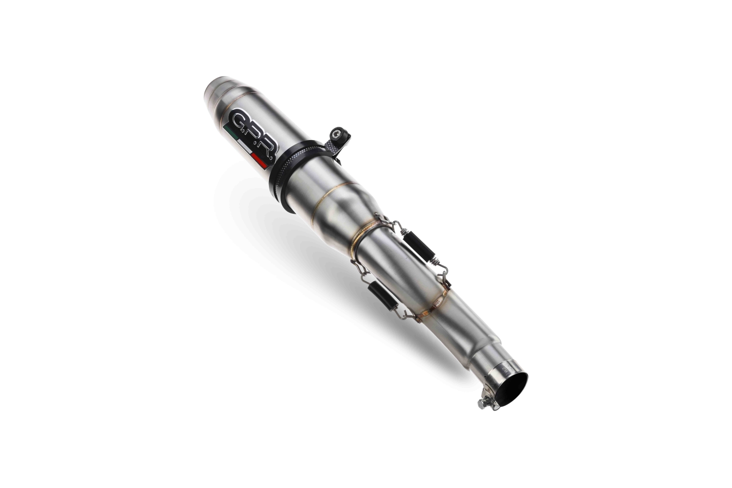Escape compatível com Ktm Adventure 890 2025-2026, Deeptone Inox, Sistema racing Silencioso com tubo de ligação 