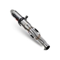Escape compatível com Ktm Adventure 890 2025-2026, Deeptone Inox, Sistema racing Silencioso com tubo de ligação 