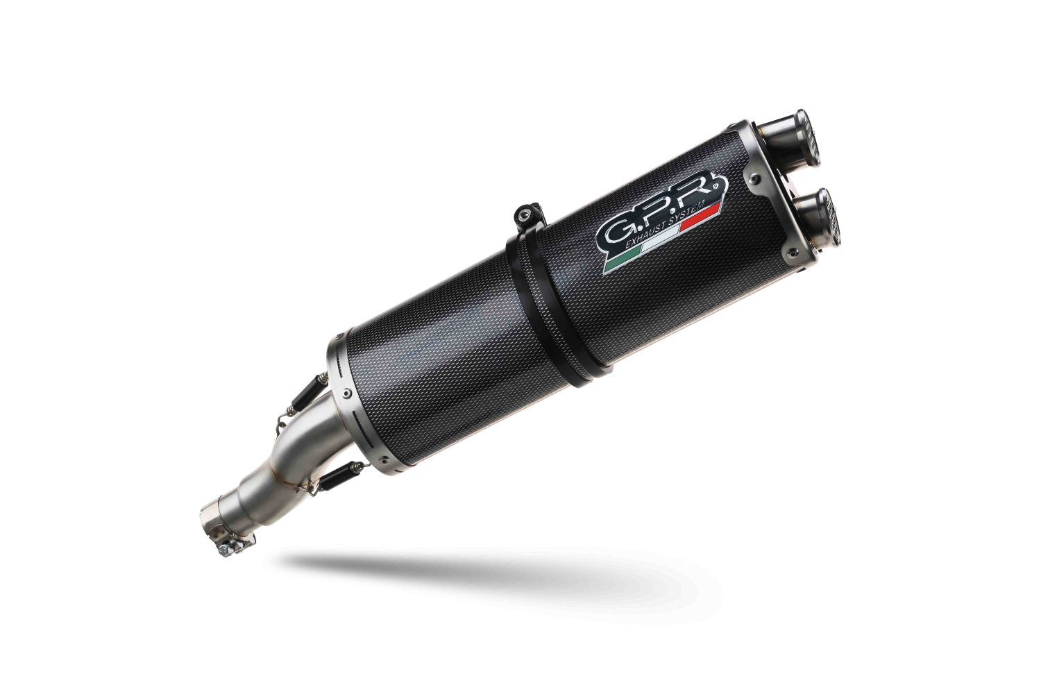 Escape compatível com Voge 650DSX 2021-2024, Dual Poppy, Escape legal, homologado, silenciador com catalisador, db killer removível e tubo de ligação específico 