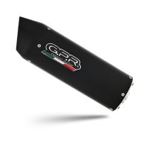 GPR escape compatível com  Bmw F 650 Cs Scarver 2005-2016, Furore Nero, Escape legal, homologado, silenciador com catalisador, db killer removível e tubo de ligação específico 