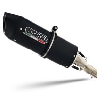 GPR escape compatível com  Bmw F 650 Cs Scarver 2005-2016, Furore Nero, Escape legal, homologado, silenciador com catalisador, db killer removível e tubo de ligação específico 