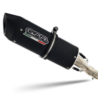 Escape compatível com Aprilia Caponord 1200 2013-2016, Furore Nero, Escape legal, homologado, silenciador com db killer removível e tubo de ligação específico 
