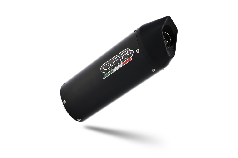 Escape compatível com Aprilia Mana 850 Gt 2007-2016, Furore Nero, Escape homologado semi-completo com db killer removível e com catalisador 