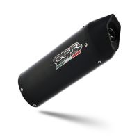 Escape compatível com Aprilia Mana 850 Gt 2007-2016, Furore Nero, Escape homologado semi-completo com db killer removível e com catalisador 