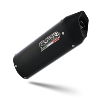 Escape compatível com Aprilia Mana 850 Gt 2007-2016, Furore Nero, Escape homologado semi-completo com db killer removível e com catalisador 