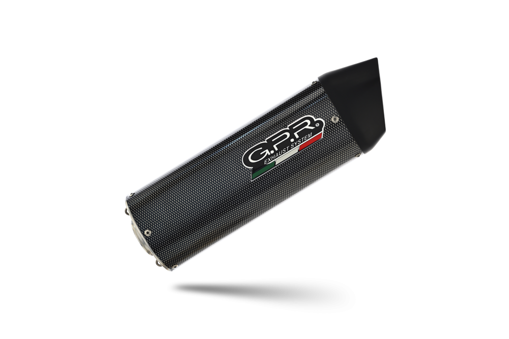 Escape compatível com Triumph Speed Triple 1050 2005-2010, Furore Poppy, Par de silenciosos de escape homologadas, com db killer removível e tubos de ligação específicos 