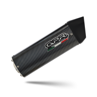 Escape compatível com Triumph Speed Triple 1050 2005-2010, Furore Poppy, Par de silenciosos de escape homologadas, com db killer removível e tubos de ligação específicos 