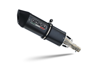 Escape compatível com Ducati Diavel 1198 2017-2019, Furore Evo4 Poppy, Escape legal, homologado, silenciador com catalisador, db killer removível e tubo de ligação específico 