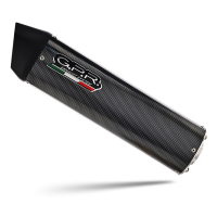 Escape compatível com Honda Cbr 900 Rr 1992-1995, Furore Poppy, Silenciador de escape, aprovado, montagem com flange específico (bolt-on), com db killer removível 