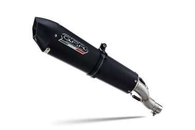 Escape compatível com Honda Crf 1000 L Africa Twin 2015-2017, Gpe Ann. Black titanium, Escape legal, homologado, silenciador com db killer removível e tubo de ligação específico 