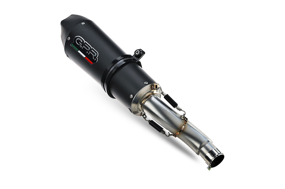 ,ApriliaRS 45720242025New Gpe Black titaniumSistema homologado com catalisador linha completa, silencioso mais coletor