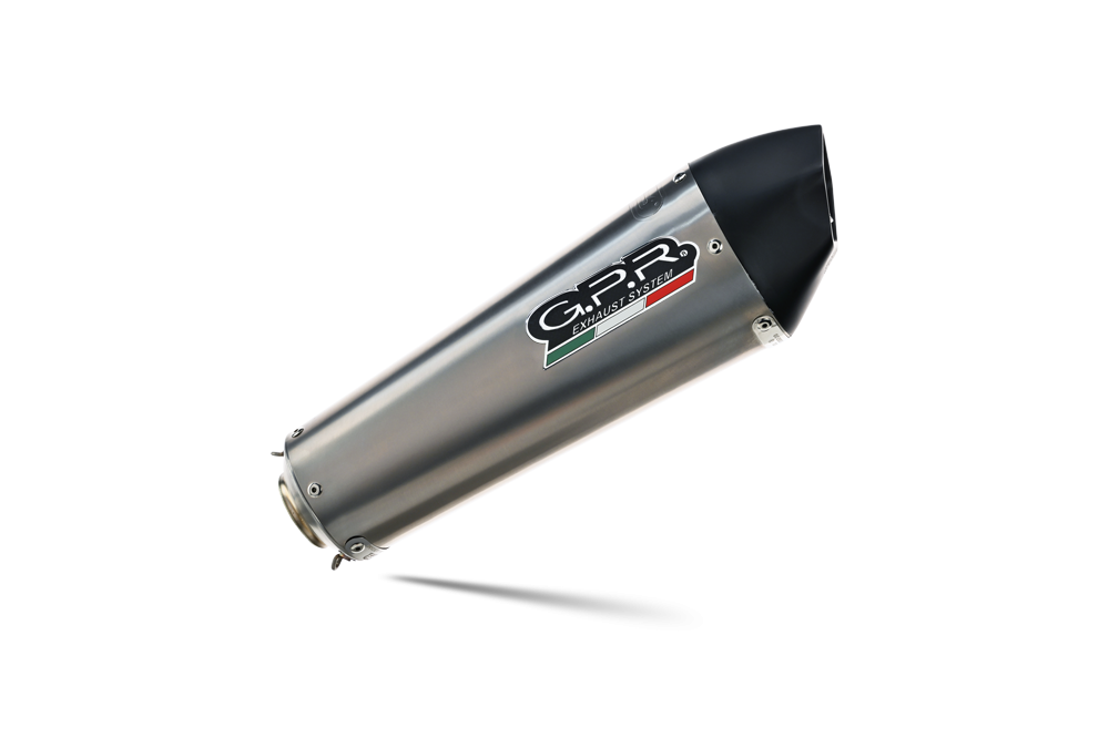 GPR escape compatível com  Gas Gas ES 700 2023-2024, New Grand Prix Evo Titanium, Escape legal, aprovado, com db killer removível, tubo de conexão e conversor catalítico 
