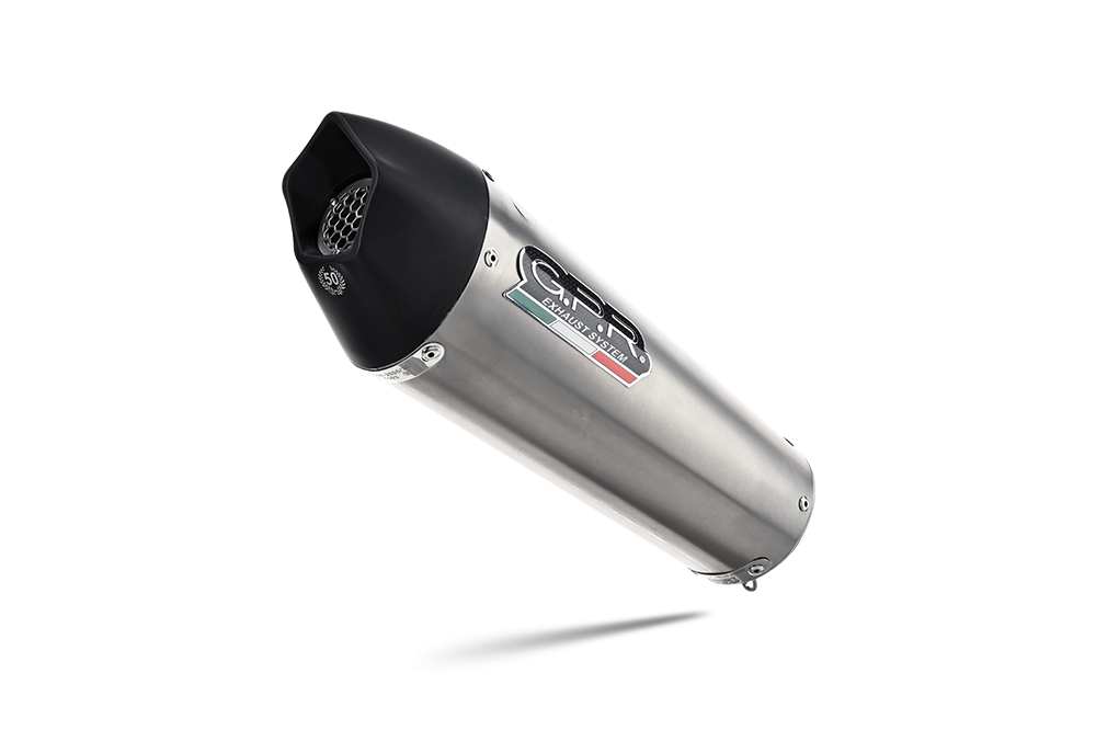 Escape compatível com Honda Forza 750 2021-2024, GP Evo4 Titanium, Escape legal, homologado, silenciador com db killer removível e tubo de ligação específico 