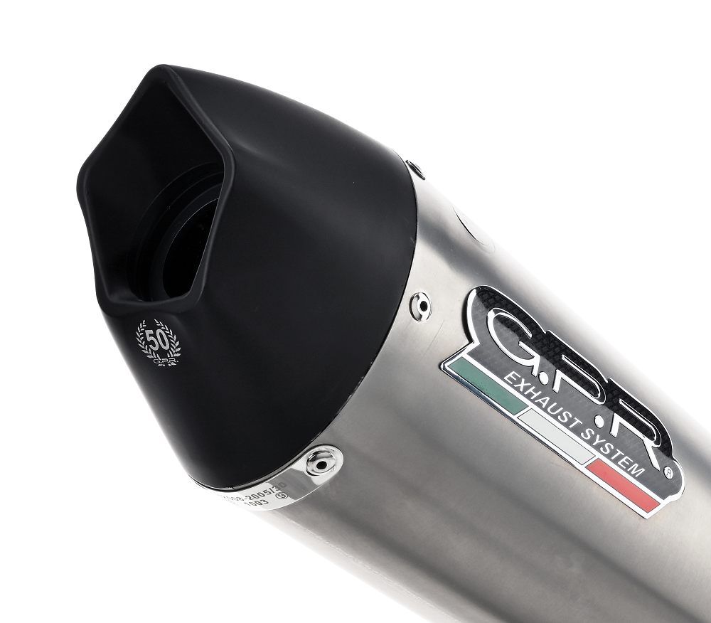 Escape compatível com Ducati Hypermotard 939 2016-2019, Gpe Ann. titanium, Sistema racing Silencioso com tubo de ligação com dbkiller 