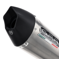 Escape compatível com Ducati Hypermotard 939 2016-2019, Gpe Ann. titanium, Sistema racing Silencioso com tubo de ligação com dbkiller 
